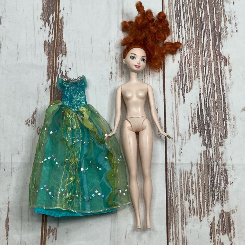 Disney Merida Doll Brave 11” Nude Mattel